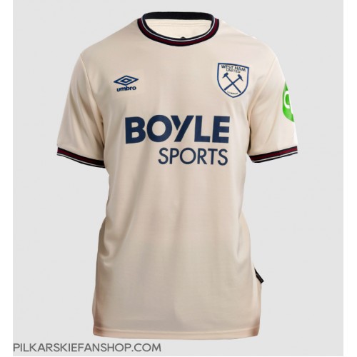 Koszulka piłkarska West Ham United James Ward-Prowse #8 Strój wyjazdowy 2025-26 tanio Krótki Rękaw Koszulka piłkarska West Ham United James Ward-Prowse #8 Strój wyjazdowy 2025-26 tanio Krótki Rękaw